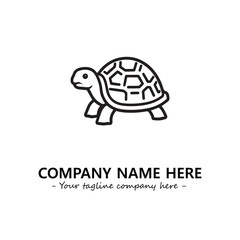 Turtle logo design vector illustration