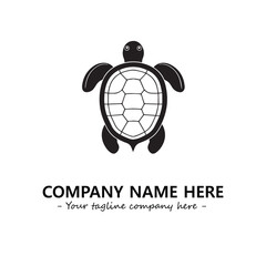 Turtle logo design vector illustration