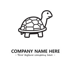Turtle logo design vector illustration