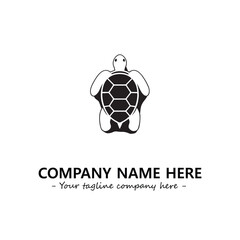 Turtle logo design vector illustration