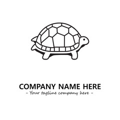 Turtle logo design vector illustration
