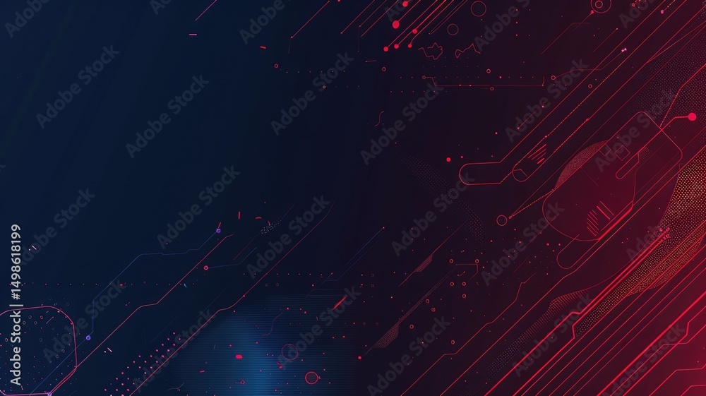 Poster a minimalistic sci-fi background featuring dynamic lines and subtle technology elements. ideal for p