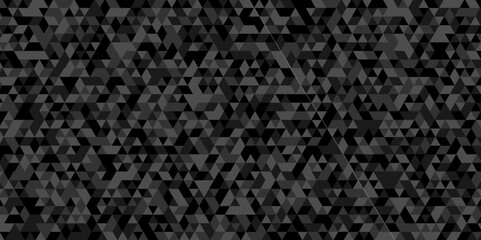 Abstract geometric vector seamless technology gray and black background. Abstract geometric pattern gray Polygon Mosaic triangle Background, business and corporate background.	
