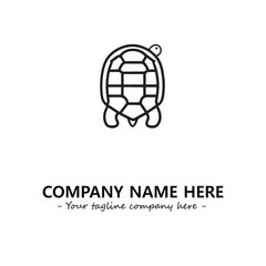Turtle logo design vector illustration