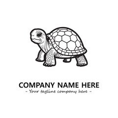 Turtle logo design vector illustration