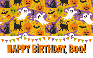 halloween seamless pattern, halloween, pumpkin, vector, autumn, pattern, illustration, seamless, orange, set, holiday, icon, october, celebration, design, cartoon, horror, spooky, fun, face, art, seas