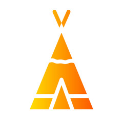 teepee gradient icon © wahyu