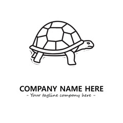 Turtle logo design vector illustration