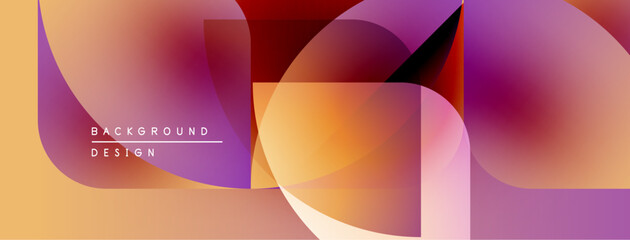 Abstract gradients overlap, creating dynamic visual texture. Warm tones dominate, with purple accents. Modern design element.