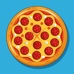 pizza illustraton