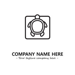 Turtle logo design vector illustration