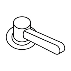 vector illustration of a paper clip