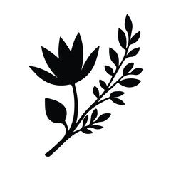 Flower Icon - Floral Symbol and Nature Illustration