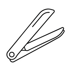 Obraz premium paper clip isolated