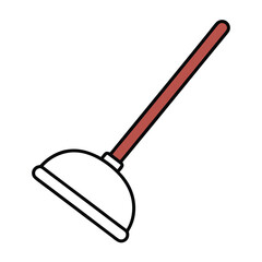 shovel vector illustration