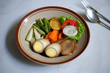 chicken breast with vegetables