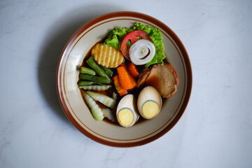 vegetables on a plate