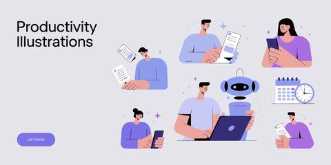 productivity illustrations