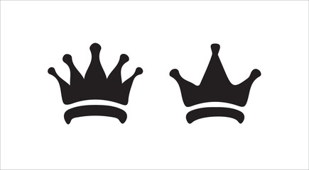 Elegant King and Queen Crown Graphics.