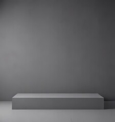 Elegant gray backdrop, subtle lighting, minimal shadows, product display,  still life,  marketing