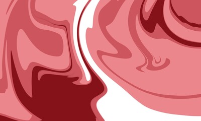 Red Pink Swirl Abstract Background