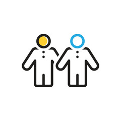 Multi color icon for child