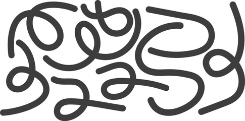 black and white line abstract doodle seamless pattern. Fun black and white line abstract doodle seamless pattern. Fun Abstract Wavy Line. black and white Abstract curvy shapes