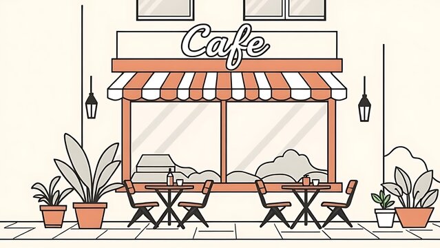 exterior cafe building