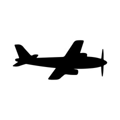 Simple Airplane Silhouettes vector