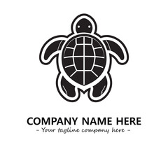 Obraz premium Turtle logo design vector illustration