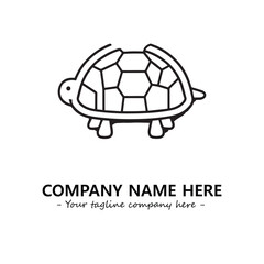 Obraz premium Turtle logo design vector illustration