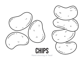 vector illustration of a Chips