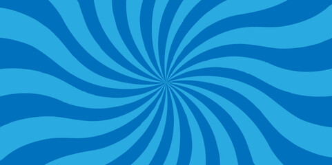 Seamless abstract sun ray blue and green Vintage sunbeam backdrop, boom, comic. Cartoon pop art template summer banner background.