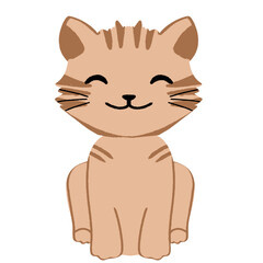 Ilustrasi kucing lucu hewan peliharaan 