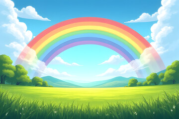 Rainbow and nature