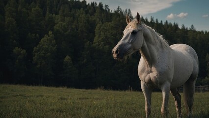 Obraz premium horse in the field