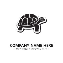 Turtle logo design vector illustration
