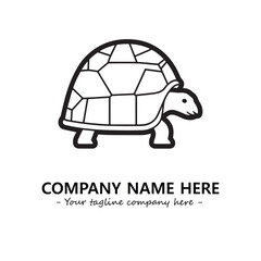 Turtle logo design vector illustration