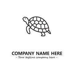 Turtle logo design vector illustration