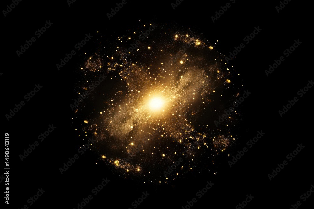 Canvas Prints effect minimal of planet astronomy universe nebula.