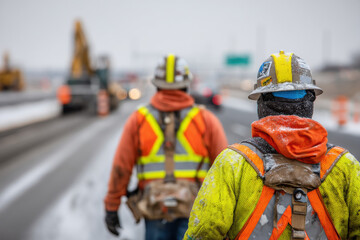 Highway Construction Workers