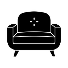 Chair Icon Glyph