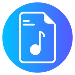 file gradient icon