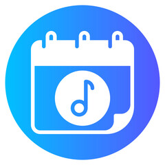 timetable gradient icon