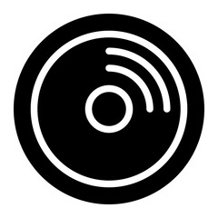disc glyph icon