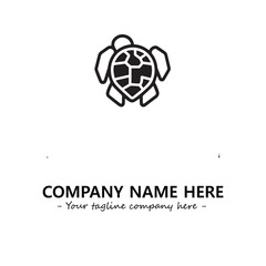 Turtle logo design vector illustration