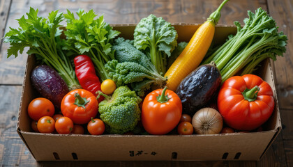 Healthy meal prep colorful fruit and vegetable containers	
