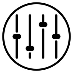 volume adjustment glyph icon