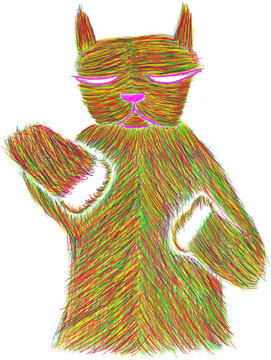 Colorful Cat 2