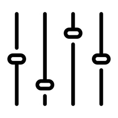 volume adjustment line icon